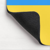 Oekraïense vlag muismat (Hoek)