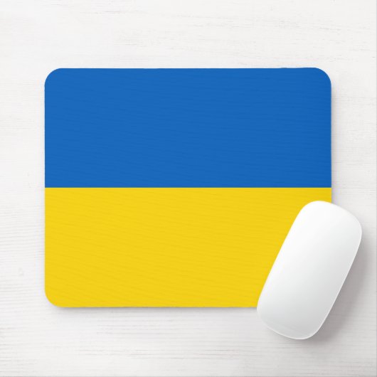 Oekraïense vlag muismat (Met muis)