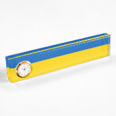 Oekraïense vlag naambordje