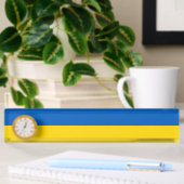 Oekraïense vlag naambordje