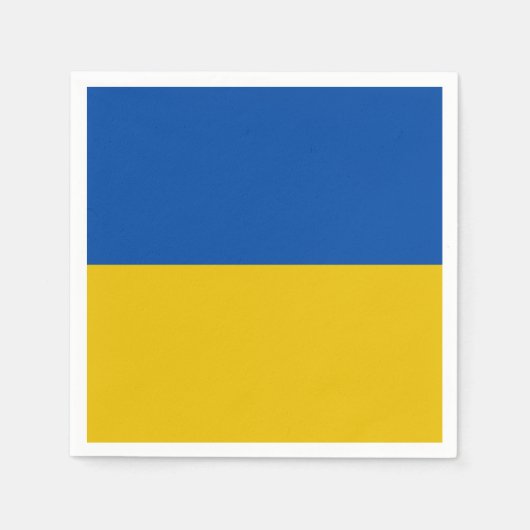 Oekraïense vlag Napkins Servet (Voorkant)