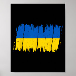 Oekraïense Vlag Nationale Vlag Kiev Oekraïens Kyiv Poster