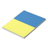 Oekraïense vlag notitieblok (Linkerzijde)