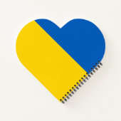 Oekraïense vlag notitieboek (Achterkant)