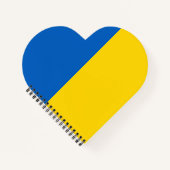 Oekraïense vlag notitieboek (Voorkant)