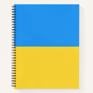 Oekraïense vlag notitieboek