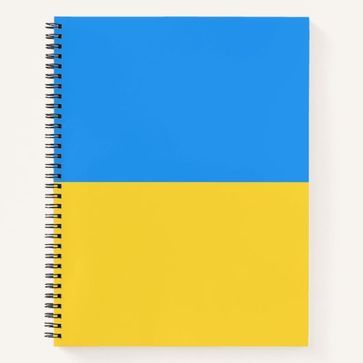 Oekraïense vlag notitieboek (Voorkant)
