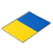 Oekraïense vlag notitieboek (Linkerzijde)