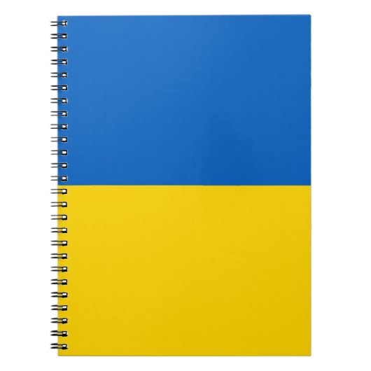 Oekraïense vlag notitieboek (Voorkant)