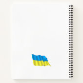 Oekraïense vlag notitieboek (Achterkant)