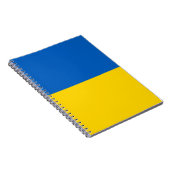 Oekraïense vlag notitieboek (Rechterzijde)