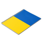 Oekraïense vlag notitieboek (Linkerzijde)