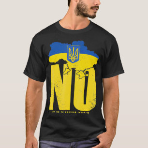 Oekraïense vlag Nr . bij Russische invasie Oekraïe T-shirt