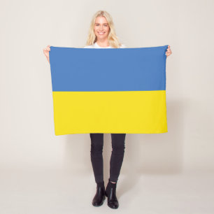 Oekraïense vlag, Oekraïens Слава Україні Slava Ukr Fleece Deken