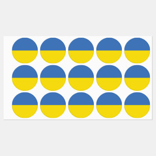 Oekraïense vlag, Oekraïens Слава Україні Slava Ukr Labels