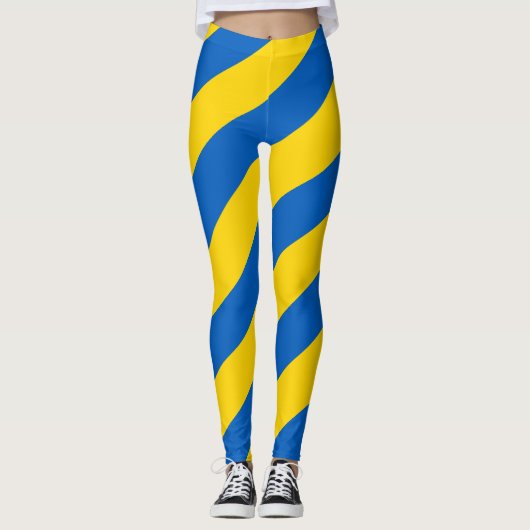 Oekraïense vlag - Oekraïens patriottisch Leggings (Voorkant)