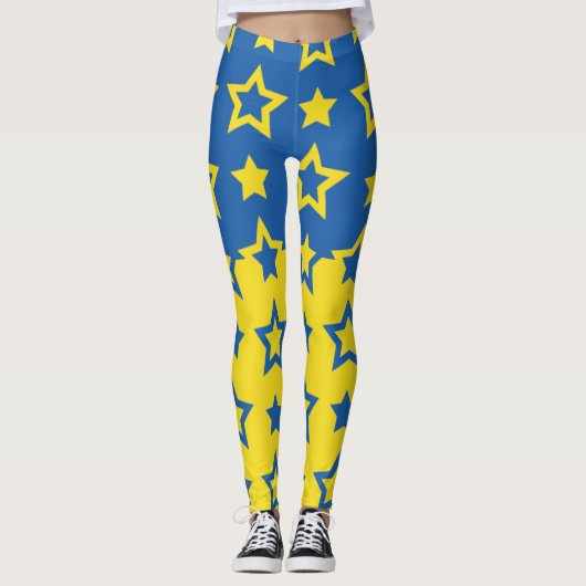 Oekraïense vlag - Oekraïens patriottisch Leggings (Voorkant)