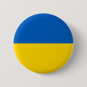 Oekraïense vlag - Oekraïens patriottisch Ronde Button 5,7 Cm