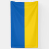 Oekraïense vlag - Oekraïens patriottisch Spandoek (Verticaal)