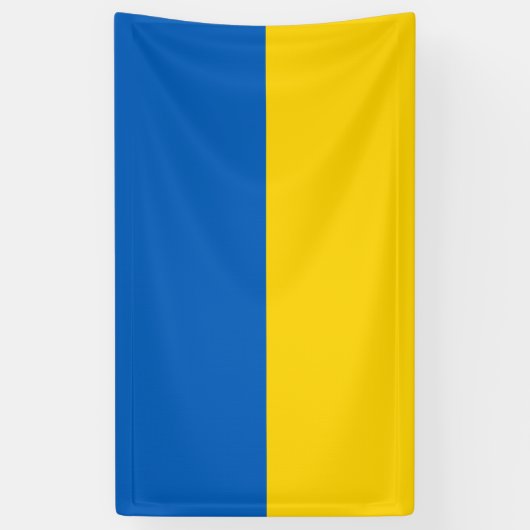 Oekraïense vlag - Oekraïens patriottisch Spandoek (Verticaal)