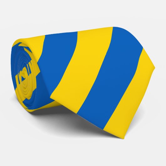 Oekraïense vlag - Oekraïens patriottisch Stropdas (Opgerold)