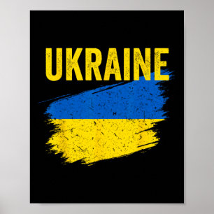 Oekraïense Vlag Oekraïense Shirt Poster