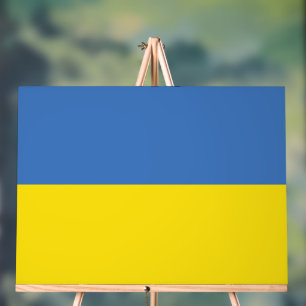 Oekraïense vlag, Oekraïense Slava Oekraïense Слава Acryl Bord