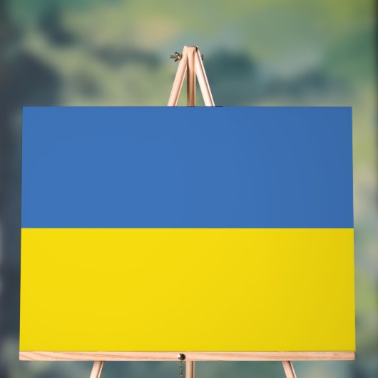 Oekraïense vlag, Oekraïense Slava Oekraïense Слава Acryl Bord (Neutraal)