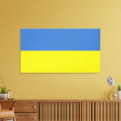 Oekraïense vlag, Oekraïense Slava Oekraïense Слава Canvas Afdruk (Insitu (Woonkamer))