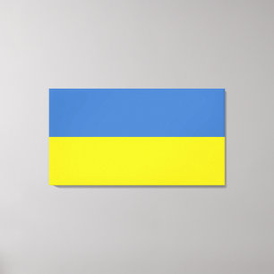 Oekraïense vlag, Oekraïense Slava Oekraïense Слава Canvas Afdruk