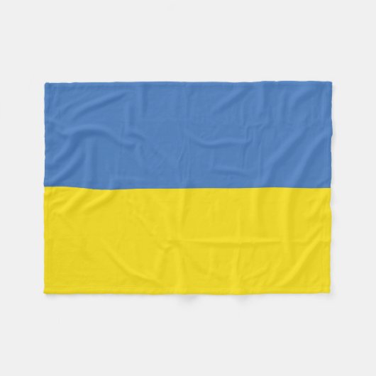 Oekraïense vlag, Oekraïense Slava Oekraïense Слава Fleece Deken (Voorkant (Horizontaal))