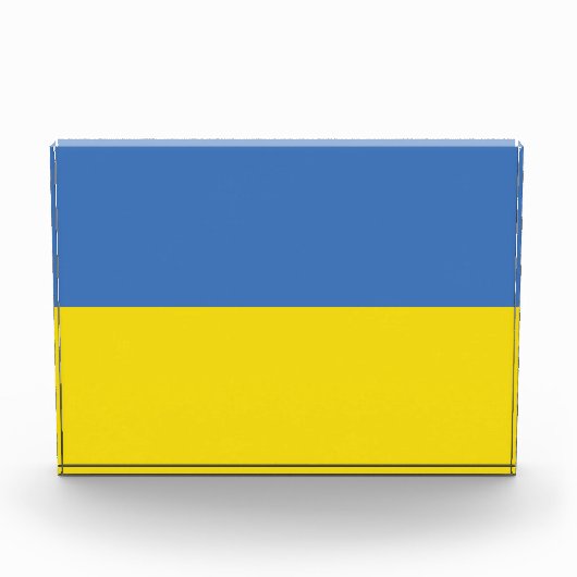 Oekraïense vlag, Oekraïense Slava Oekraïense Слава Fotoblokken (Voorkant)