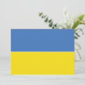 Oekraïense vlag, Oekraïense Slava Oekraïense Слава Kaart (Staand voorkant)