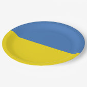 Oekraïense vlag, Oekraïense Slava Oekraïense Слава Papieren Bordje (Gekanteld)
