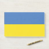 Oekraïense vlag, Oekraïense Slava Oekraïense Слава Post-it® Notes (Op bureau)