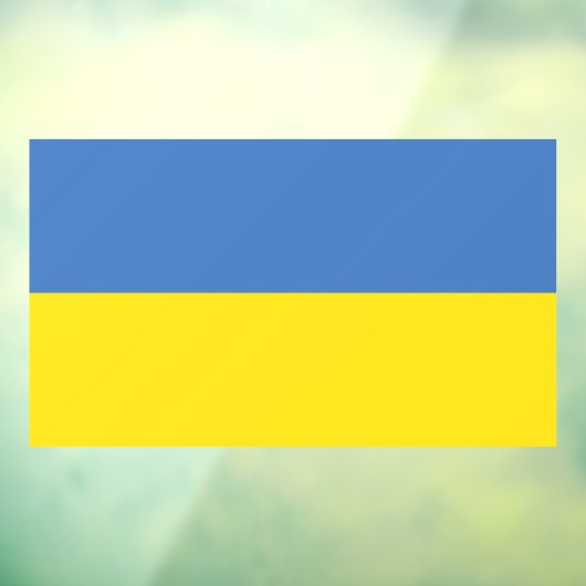 Oekraïense vlag, Oekraïense Slava Oekraïense Слава Raamsticker (Vel 3)