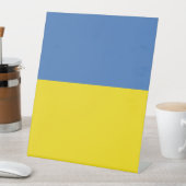 Oekraïense vlag, Oekraïense Slava Oekraïense Слава Reclamebord Met Voetstuk (Insitu)