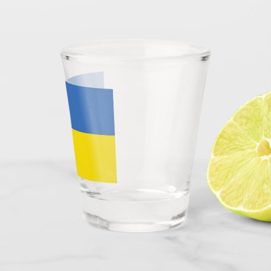 Oekraïense vlag, Oekraïense Slava Oekraïense Слава Shot Glas (Rechts)