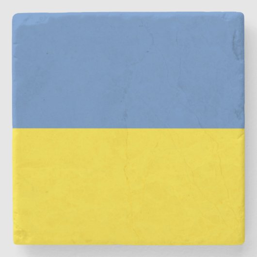 Oekraïense vlag, Oekraïense Slava Oekraïense Слава Stenen Onderzetter (Voorkant)