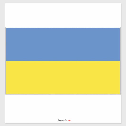 Oekraïense vlag, Oekraïense Slava Oekraïense Слава Sticker (Vel)