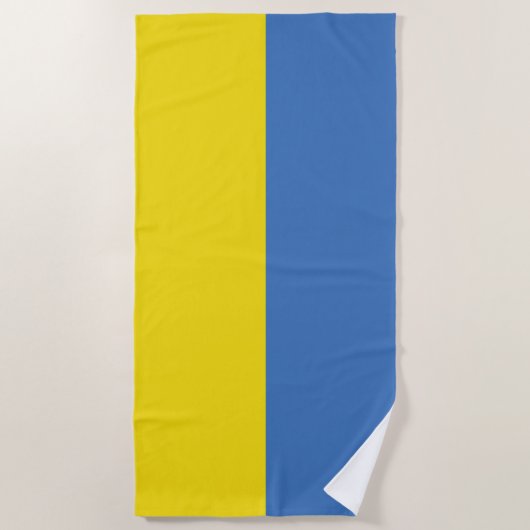Oekraïense vlag, Oekraïense Slava Oekraïense Слава Strandlaken (Voorkant)