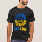 Oekraïense vlag Oekraïense steun T-shirt (Voorkant)