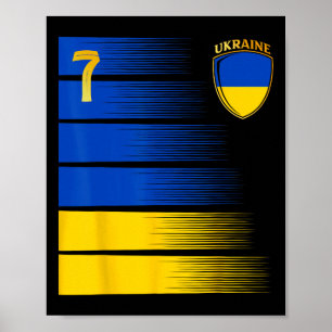 Oekraïense Vlag Oekraïense Trots Liefhebbers 4  Poster
