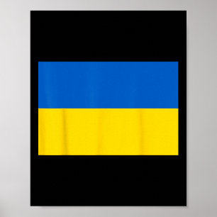 Oekraïense Vlag Oekraïense Trots Patriottische Vla Poster