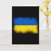Oekraïense Vlag Oekraïne 1  Kaart (Gele Bloem)