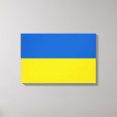 Oekraïense vlag (Oekraïne) Canvas Print (Voorkant)