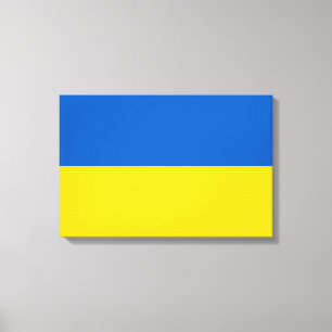 Oekraïense vlag (Oekraïne) Canvas Print