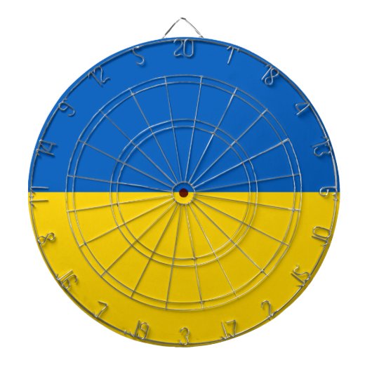 Oekraïense vlag (Oekraïne) Dartbord (Voorkant)