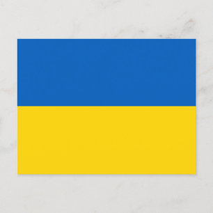 Oekraïense vlag (Oekraïne) Feestdagenkaart