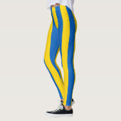 Oekraïense vlag (Oekraïne) Gestreepte Leggings (Links)